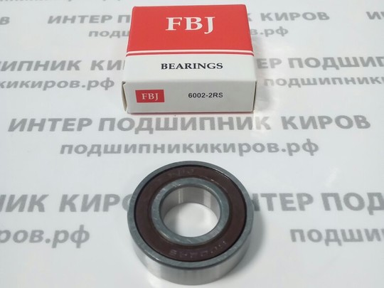 6002-2RS (180102) FBJ Подшипник шариковый (15*32*9)